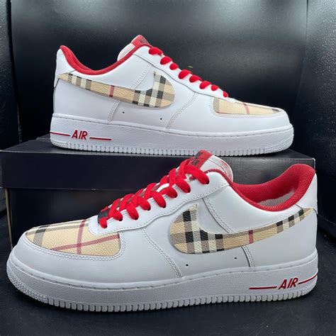 nike burberry air force|burberry air force ones.